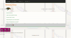 Desktop Screenshot of molelady.com